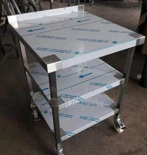 Double Shelved Working Table