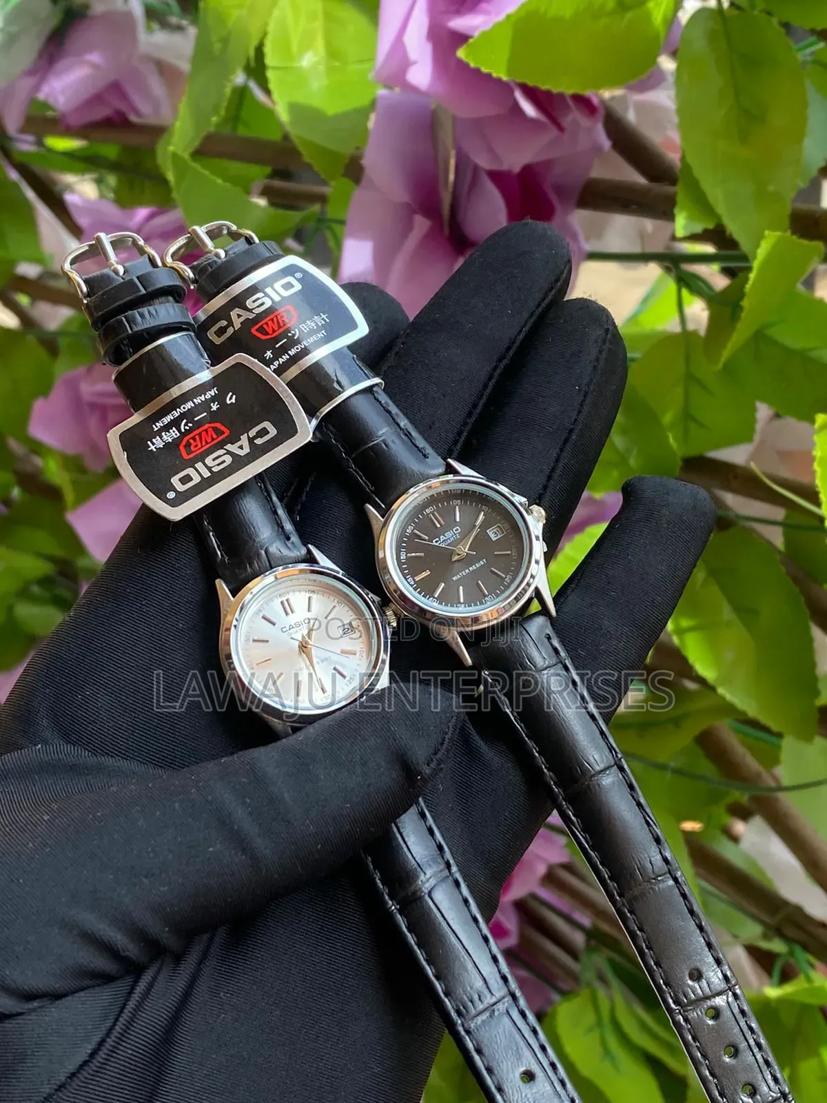 Silver Casio Date Display Watch