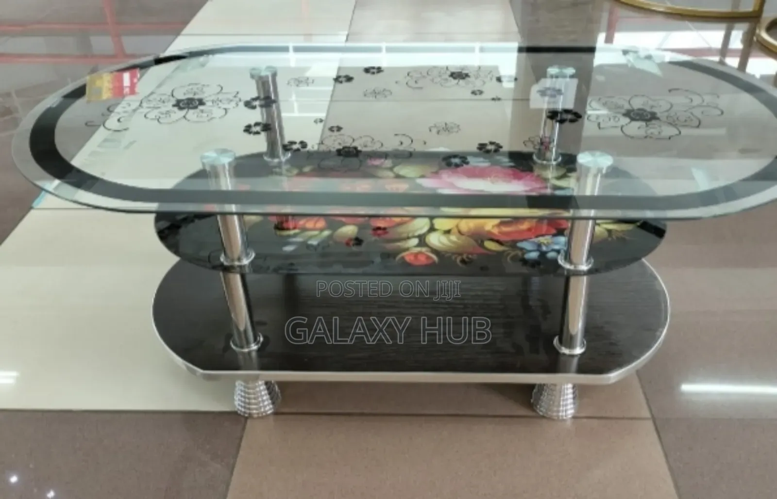 Glass Coffee Table Double Coffee Table