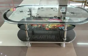 Glass Coffee Table Double Coffee Table