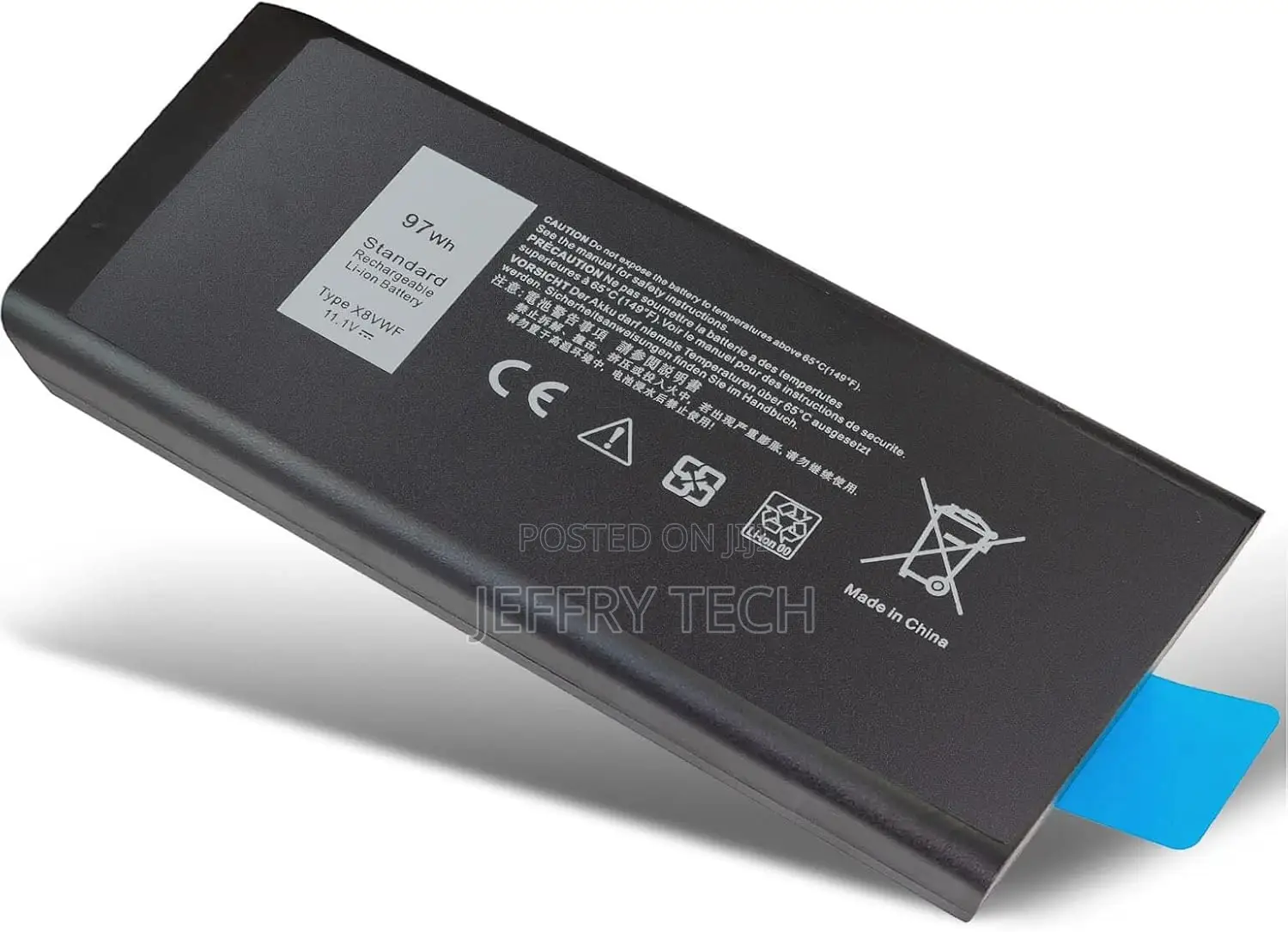 DMKAOLLK 97wh X8VWF Battery Replacement for Dell Latitude 14