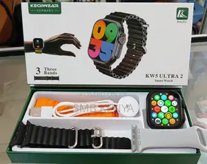 Keqwear Ultra 2.0 Smart Watch, 3 Straps, Full Touch Screen