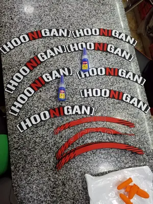 3D Hoonigan Tyre Sticker