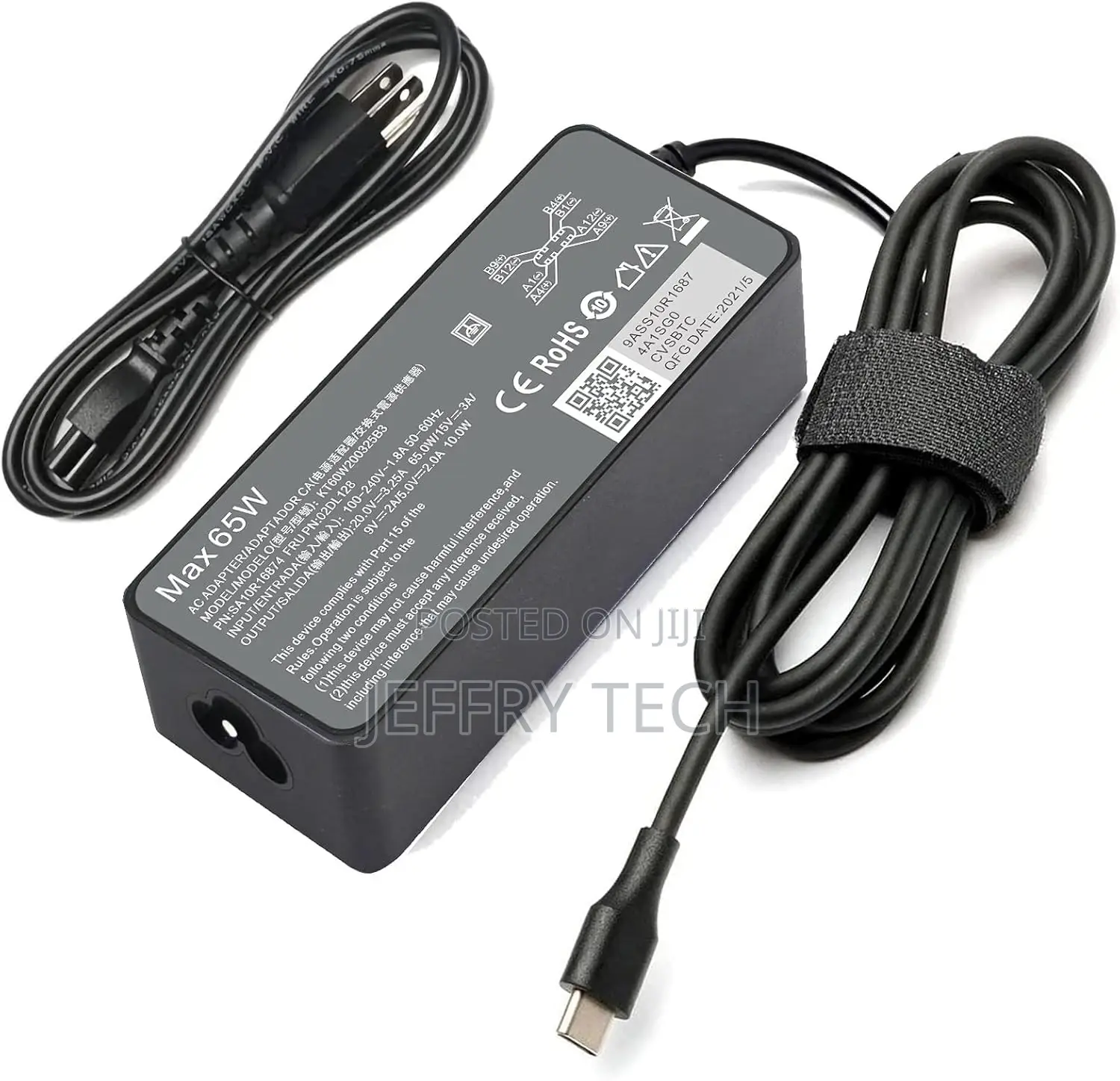 65W USB C Type C Laptop Charger Fit for Lenovo Thinkpad T480