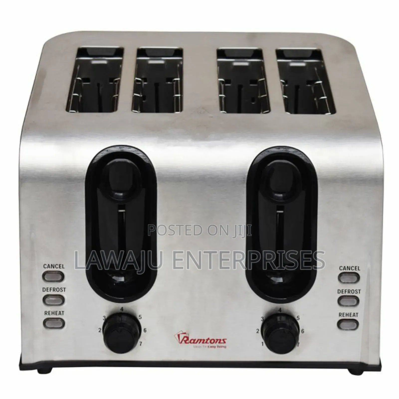 Ramtons 4 Slice Pop Up Toaster