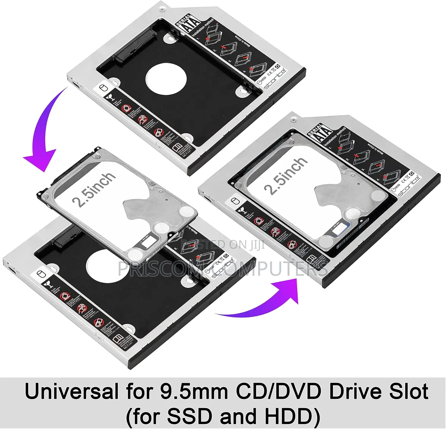 Universal Replacement HDD/SSD Caddy Hard Disk Drive Caddy