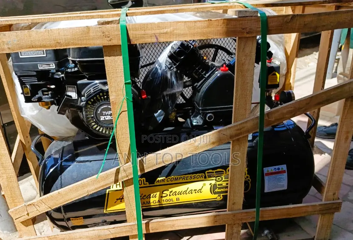 American Standard Air Compressor 100L Petrol Driven