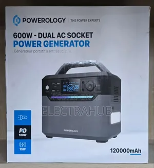 Powerology 600W Socket Power Generator New Sealed in a Shop