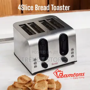 Ramtons Stainless Steel Pop Up Toaster