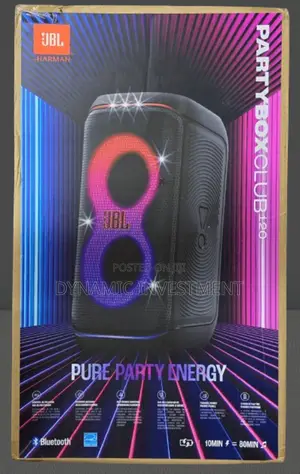JBL Partybox Club 120 - Portable Party Speaker Pro Sound