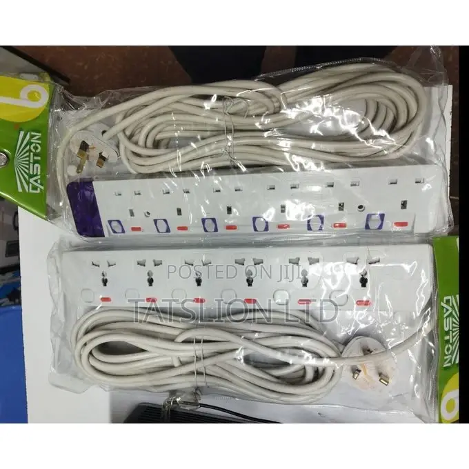 6-Way-Power Extension Cable>, Power Protector 10m Long