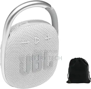 JBL Clip 4 Portable Bluetooth Speaker - White, IP67