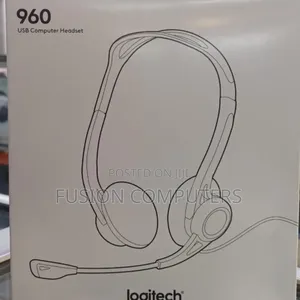 Logitech H960 Office Usb Headset With Noise-Canceling Mic