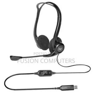 Logitech H960 Office Usb Headset With Noise-Canceling Mic