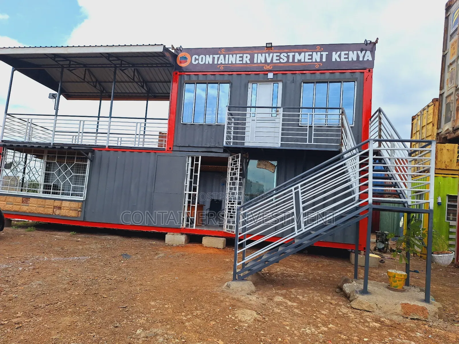 Container Office Modification at It's Best