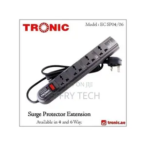 Tronic 4 Way Extension With Surge Protector