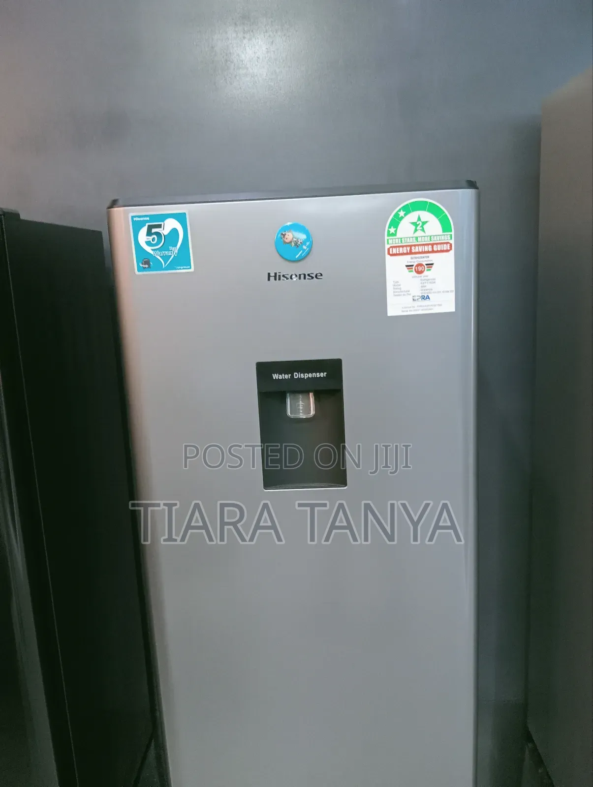 Hisense Double Door Fridge Is 176 Litres