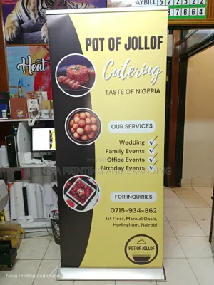 BANNER Foldable Roll Up With Carrying Bag