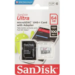Sandisk Ultra 64GB Microsdxc With Adapter