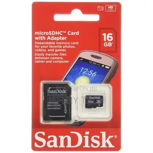 Sandisk 16GB Microsdhc With Adapter