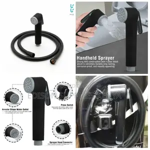 Black Arabic Shower Bidet Spray Matte Black Shattaf