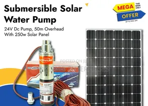 24v 50m Overhead 250w Solar Submersible Water Pump