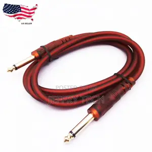 5FT 6.35mm 1/4" Male to Male TRS Stereo Audio AUX Cable Elec