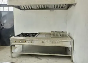 Four Burner Combined Kitchen Unit