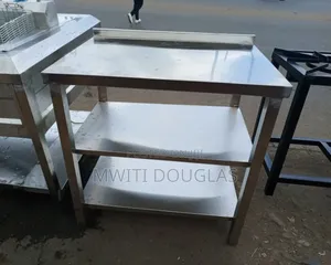 Appreciated Double Shelved Modern Working Table