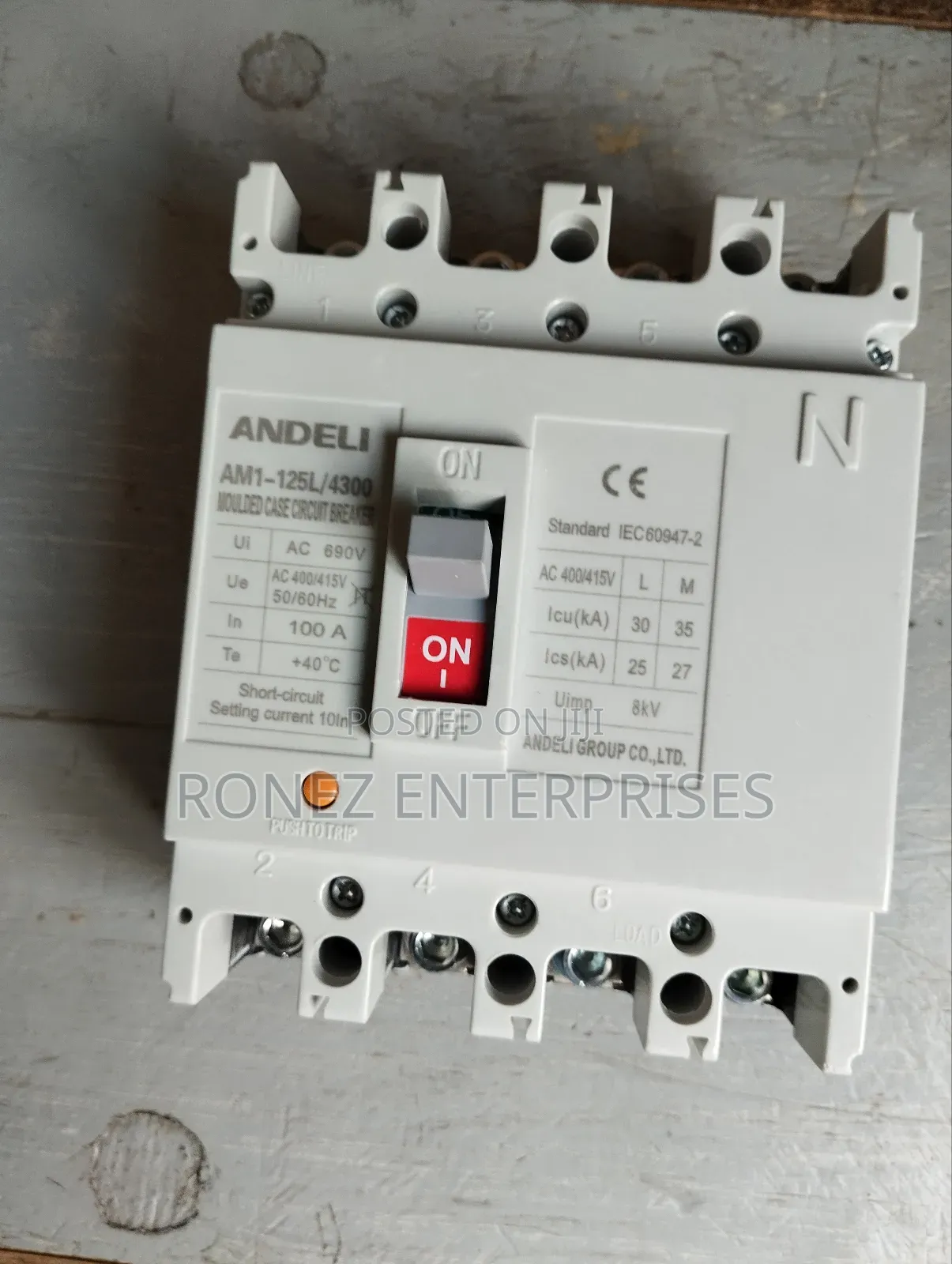 McCb 4 Pole 100amps