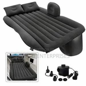 Black Inflatable Travel Bed
