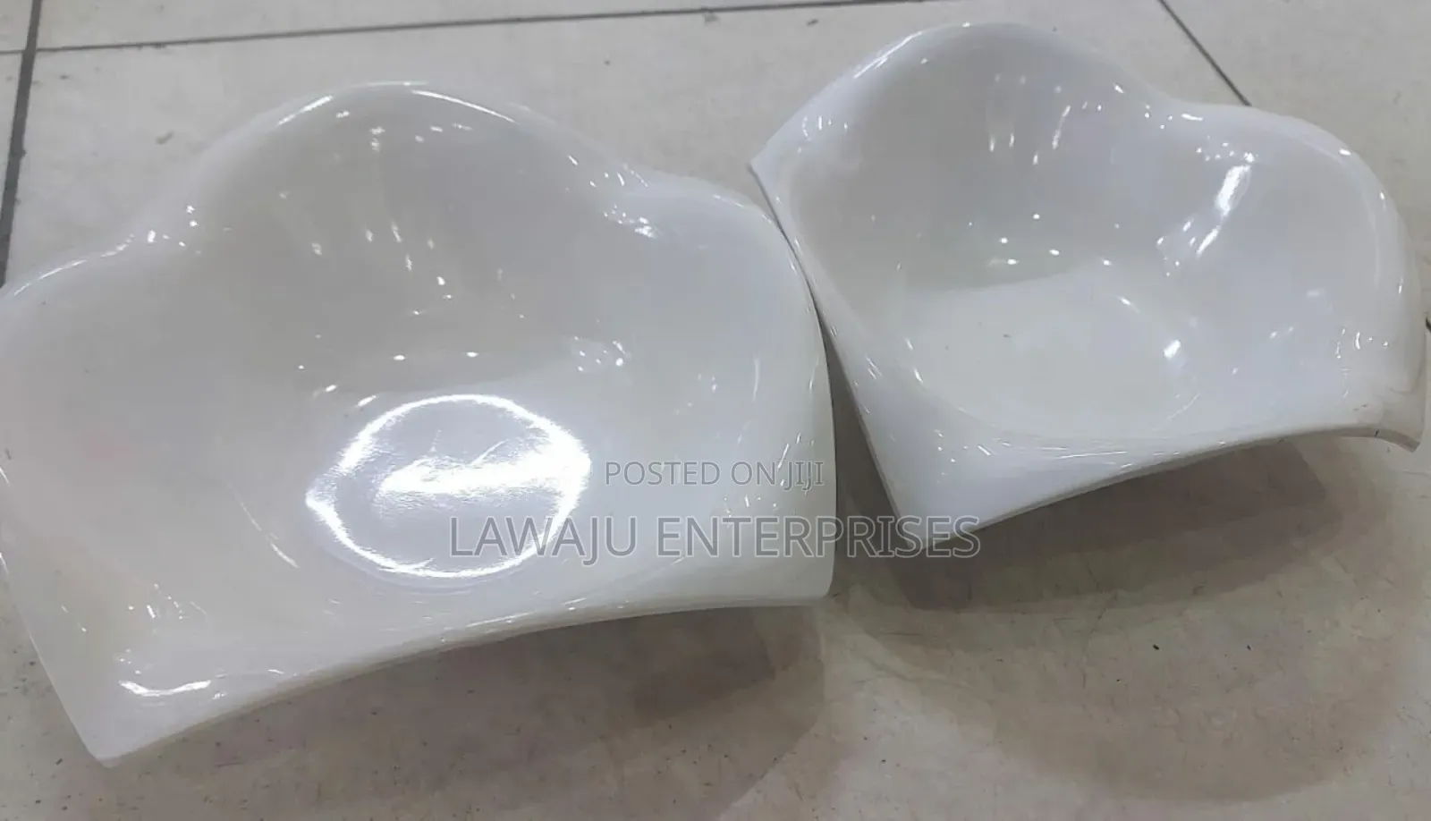 White Melamine Salad Bowl