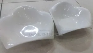 White Melamine Salad Bowl