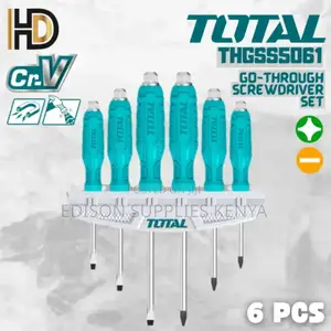 Total Screwdrivers Set Total Go-Through Screwdriver Set 6pcs