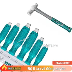 Total Screwdrivers Set Total Go-Through Screwdriver Set 6pcs