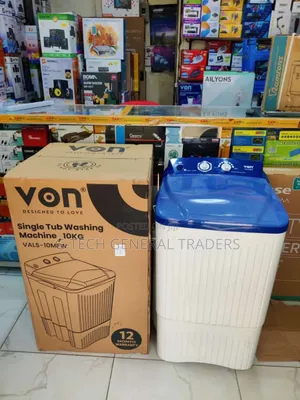 Von 10kg Single Tub Wash and Spin Washing Machine