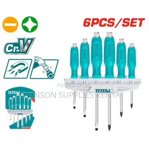 Total Screwdrivers Set Total Go-Through Screwdriver Set 6pcs