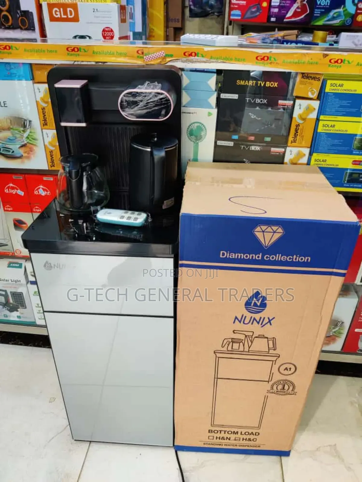 A1c Silver Water Dispenser With Coffee Maker (Bottom Load)