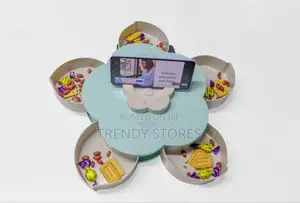 Plum Shaped Rotating Snack Bowl