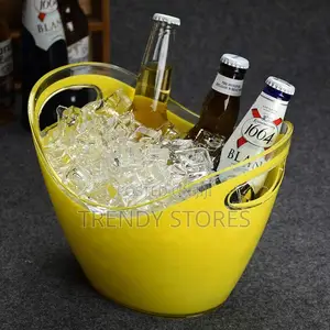 Yellow Acrylic Ice Bucket