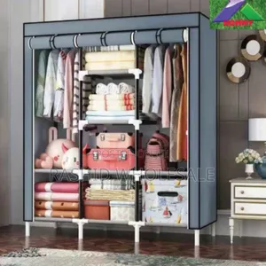 Wooden 3 Column Wardrobe