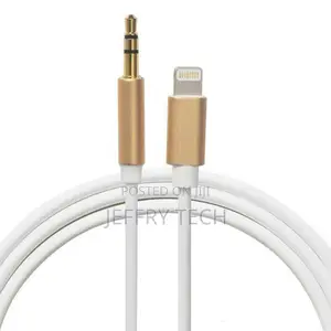 AUX Cable 8pin to 3.5mm Jack Audio Cable Car Stereo Headphon
