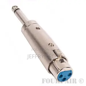 3pin XLR Female to 1/4" 6.35mm Mono Male Plug Audio Cable Mi