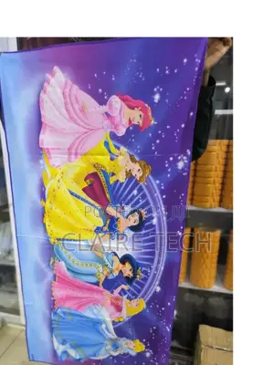 Princess Cartoon Themed Kids Towel Available