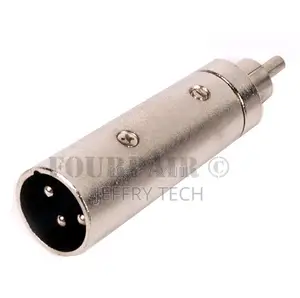 3-Pin XLR Male to RCA Plug Audio Cable Cord Microphone Mic D