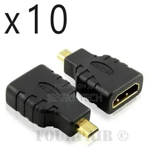10pcs Micro HDMI Male to HDMI Female Adapter Converter Gopro
