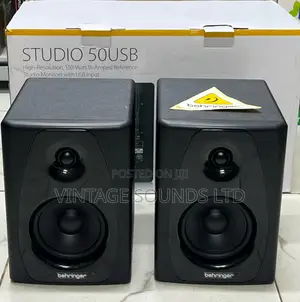 Behringer Powered 2-Way Studio Monitors With 5" Woofer