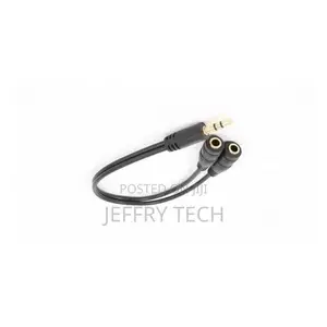 3.5mm Male Splits Two 3.5mm Female Headphone Audio Adapter C