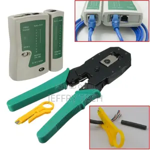 RJ45 CAT6 LAN Network Cable Tester Crimper Stripper Punch To