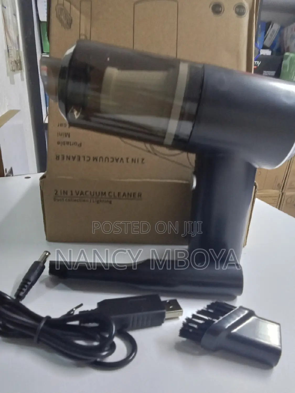 2 in 1 Rechargeable Mini Vacuum Cleaner